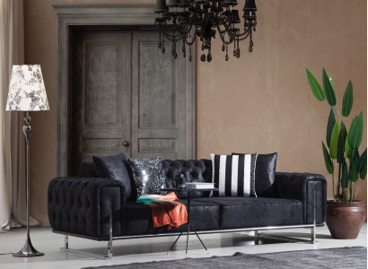 Sofa three-seater couch design Chesterfield luxury furniture upholstered sofas living room